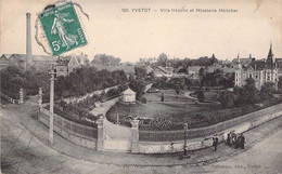 CPA France - Seine Maritime - Yvetot - Villa Hédelin - Minoterie Héricher - Delamare Edit. - Oblitération Ambulante 1910 - Yvetot