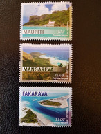 Polynesia 2021 Polynesie Images Island MAUPITI MANGAREVA FAKARAVA Tourism 3v Mnh - Ungebraucht