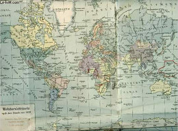 Une Carte Dépliante En Couleur - Europakarte Masstab : 1 : 5 000 000 1940 Mitgliederausgabe Süd-nord - Dimension 89 X 11 - Maps/Atlas