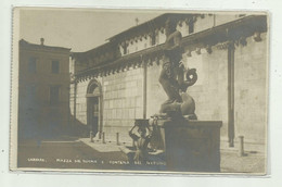 CARRARA PIAZZA DEL  DUOMO E FONTANA DEL DUOMO - NN VIAGGIATA FP - Carrara