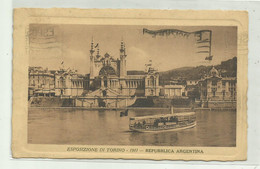 TORINO- ESPOSIZIONE   1911 -REPUBBLICA ARGENTINA- VIAGGIATA FP - Exposiciones