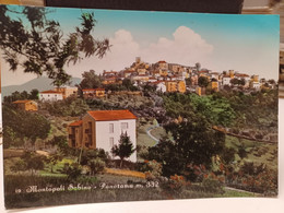 Cartolina Montopoli Sabino Provincia Rieti Panorama Anni 60 - Rieti