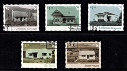 New Zealand 2014 Construction Of A Nation Set Of 5 Used - Gebruikt