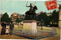 CPA PARIS 8e Carrefour St-Augustin Statue De Jeanne D'Arc Par Du (363094) - Statues