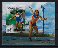 CUBA 2021. HB JUEGOS OLÍMPICOS DE TOKIO. OLYMPIC GAMES. MNH - Ungebraucht