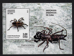 CUBA 2021. HB ARÁCNIDOS ENDÉMICOS DE CUBA. MNH. - Unused Stamps