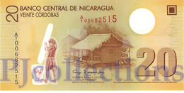 LOT NICARAGUA 20 CORDOBAS 2007 PICK 202a POLYMER UNC X 5 PCS - Nicaragua