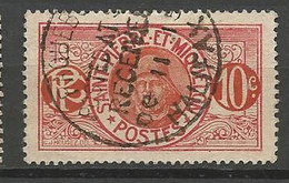 ST PIERRE ET MIQUELON N° 82 CACHET PAQUEBOT / HALIFAX - Used Stamps