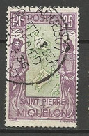 ST PIERRE ET MIQUELON N° 143 CACHET PAQUEBOT / HALIFAX - Used Stamps