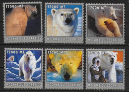 Delcampe - MOZAMBIQUE  N°  2252/57   * *  ( Cote 18e )  Ours Polaire - Bären