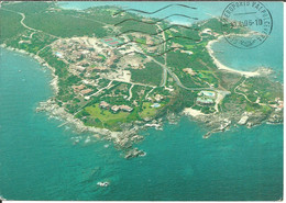 Porto Rotondo (Olbia) Veduta Aerea Punta Volpe, Cape Fox Aerial View, Vue Aerienne Du Cap Renard - Olbia