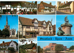 CPSM Stratford-Upon-Avon-Multivues-Timbre      L1893 - Stratford Upon Avon