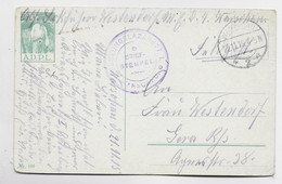 POLAND POLSKA CARTE WARSCHAU CARTE ADPL 22.11.1915 + BREIF STEMPEL - Ocupaciones