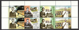 India 2007 Centenary Of Satyagraha "MAHATMA GANDHI" 2 Complete Sets Of 4's Stamps MNH As Per Scan - Otros & Sin Clasificación