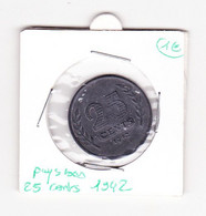 Pays Bas 25 Cent 1942 - 25 Centavos
