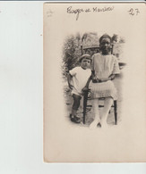 La Trinité (Martinique) Carte Photo - 2 Enfants - La Trinite