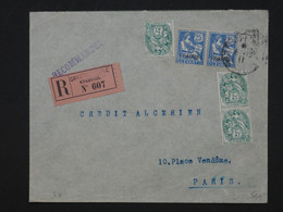 L32 LEVANT  TURQUIE  BELLE LETTRE  RARE 1911 CONSTANTINOPLE   A PARIS FRANCE +CACHET CIRE++ AFFRANCH. INTERESSANT++ - Cartas & Documentos