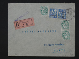 L32 LEVANT  TURQUIE  BELLE LETTRE  RARE 1911 CONSTANTINOPLE   A PARIS FRANCE +CACHET CIRE++ AFFRANCH. INTERESSANT++ - Storia Postale