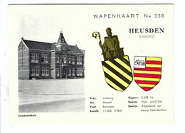 HEUSDEN (Limburg)  WAPENKAART Nr  338 - Heusden-Zolder