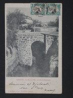 L32 COTE DES SOMALIE  BELLE CARTE 1907  DJIBOUTI   A BOIS COLOMBE  FRANCE +PAIRE DE TP ++ AFFRANCH. INTERESSANT++ - Brieven En Documenten