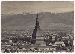 18606 " TORINO-PANORAMA " -VERA FOTO-CART. POST. SPED.1956 - Panoramische Zichten, Meerdere Zichten