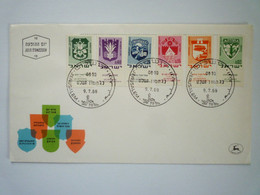 22 - M 4203  Enveloppe Au Départ De JERUSALEM  1969   XXX - Lettres & Documents