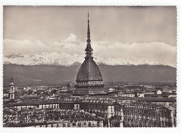 18607 " TORINO-LA MOLE ANTONELLIANA E PANORAMA " -VERA FOTO-CART. POST. NON SPED. - Mole Antonelliana