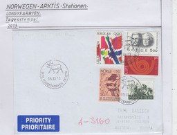 Spitsbergen Cover  Ca Longyearbyen  05.03.2013 (LO233) - Scientific Stations & Arctic Drifting Stations
