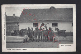 Ypres - Ecole D'équitation - Saut Perilleux - Postkaart - Ieper