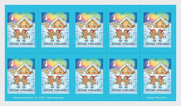 Finland 2022 Winter Wonderland Sheetlet Of 10 Stamps - Unused Stamps