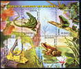 ROMANIA 2003 Reptiles And Amphibians Block MNH / **.  Michel Blocks 334 - Blokken & Velletjes