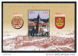 LITHUANIA 2002 750th Anniversary Of Klaipeda Block MNH / **.  Michel Block 26 - Lituanie