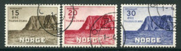 NORWAY 1943 Tourism: North Cape  Used.  Michel 284-86 - Used Stamps