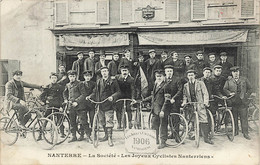 92 - HAUTS DE SEINE - NANTERRE - Société "les Joyeux Cyclistes Nanterriens"- Superbe - 10358A - Nanterre