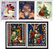 Switzerland - 2022 - Christmas - Mint Stamp Set - Unused Stamps