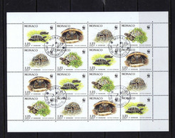 Monaco -  1991 - Protection De La Nature - Tortue - Obliteres - Gebraucht