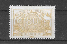 Belgien - Selt./ungebr. Eisenbahnmarken-Wert Aus 1894 - Michel 12! - Mint