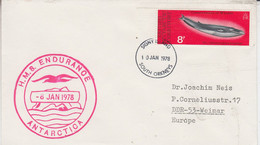 British Antarctic Territory (BAT) Cover Ca HMS Endurance Ca Signy Island South Orkneys 10 JAN 1978 (TB154) - Brieven En Documenten