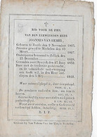 Van Hemel Joannes  (priester  - Zoerle 1803 -zellik -opwijk 1842) - Religion & Esotérisme
