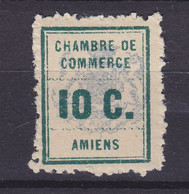 FRANCE, 1909, Timbre De Grève, 10c. Chambre De Commerce Amiens, MH* (2 Scans) - Marche Da Bollo
