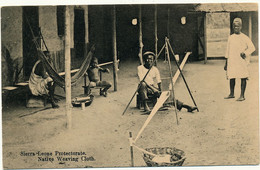 SIERRA LEONE - Native Weaving Cloth - Sierra Leone