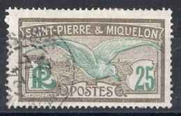 St Pierre Et Miquelon Timbre-poste N°110 Oblitéré Neuf Charnière TB Cote : 2.25 € - Usados