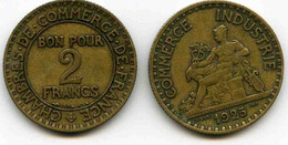 France 2 Francs 1925 GAD 533 KM 877 - 2 Francs