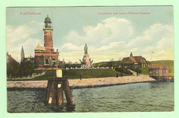 W1022 - ALLEMAGNE - Kiel-Holtenau - Leuchtturm Und Kaiser-Withelm - Denkmal - Kellinghusen