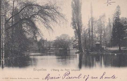 Bruxelles - L'Etang Du Parc Léopold - Circulé En 1906 - Dos Non Séparé - TBE - Forêts, Parcs, Jardins