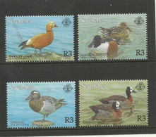 SEYCHELLES SERIE 4 TP NEUFS THEME CANARDS. - Seychelles (1976-...)