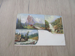 CPA Suisse Gruss Vom Oberland Rosenlaui Litho Avant 196 - Autres & Non Classés