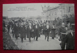 34 Montpellier 1904  XI Congrès National De La Mutualité Visite Clinique TB Animée éditeur Cairol  Dos Scanné - Evènements