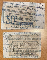 Timbre Taxe France, Revenue Stamp, Fiskalmarken Frankreich - Sellos