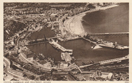DOVER - DOCKS, HARBOUR @ SEAFRONT. AERIAL VIEW - Dover